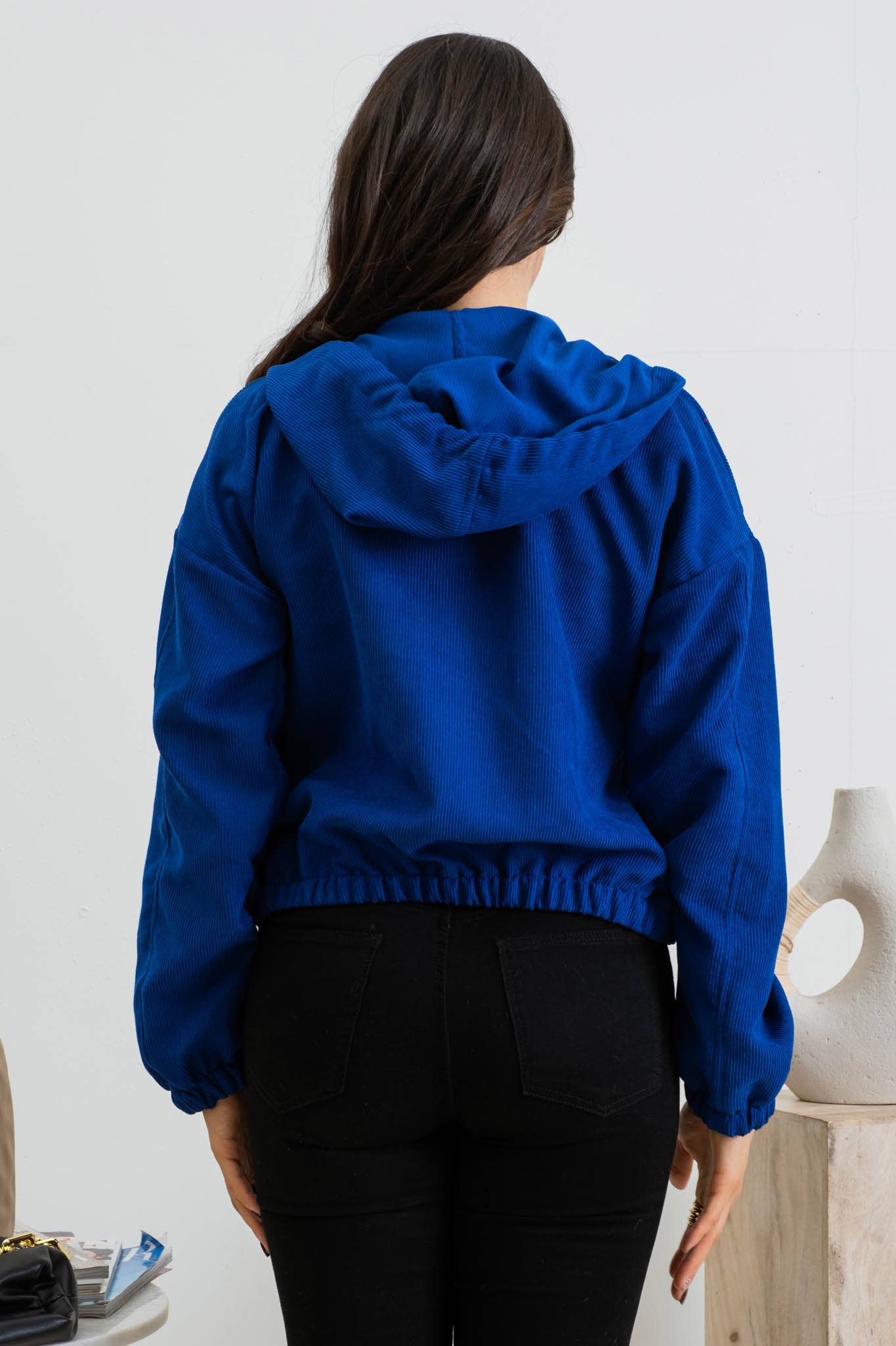 CORDUROY ZIP UP JACKET
