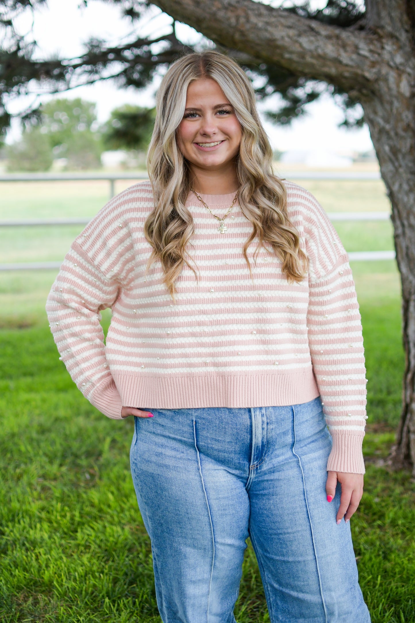 Pink Pearl Sweater