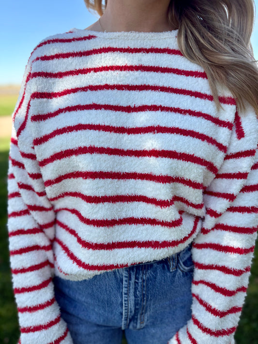 Striped Knit Sweater