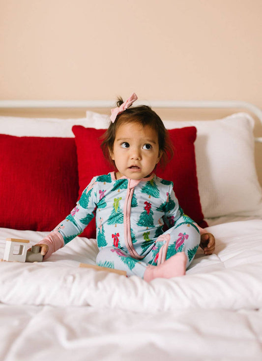 Zippy Bamboo Baby PJ in Trim The Tree