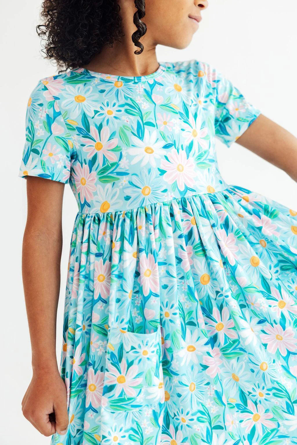 Preppy Daisies Twirl Dress