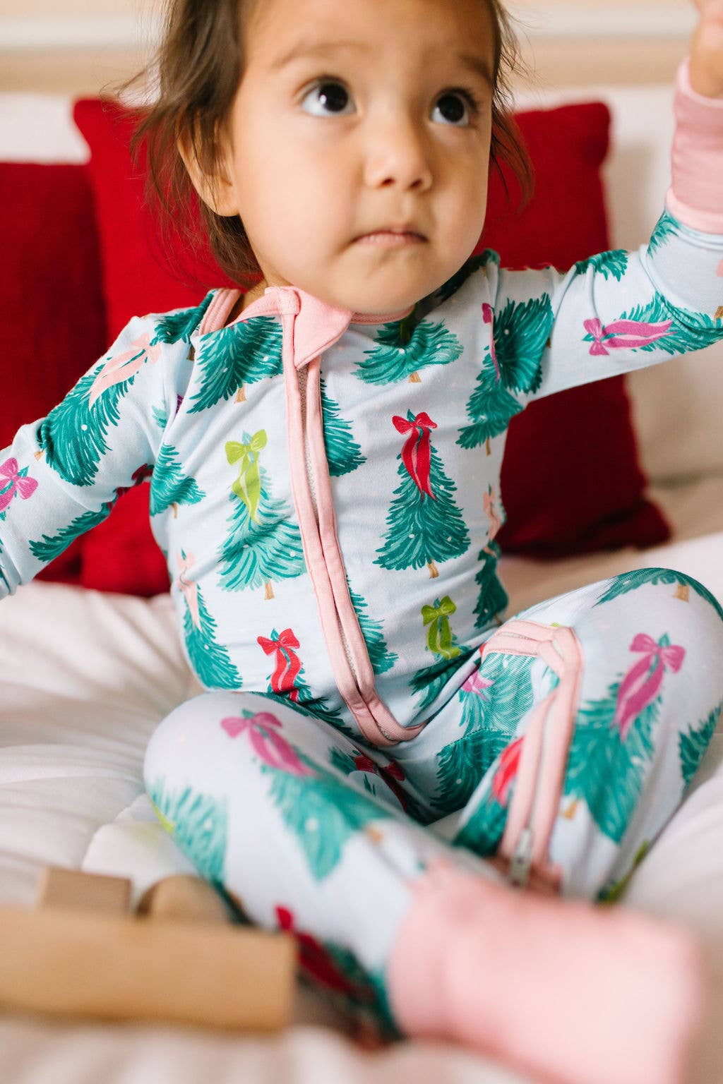 Zippy Bamboo Baby PJ in Trim The Tree