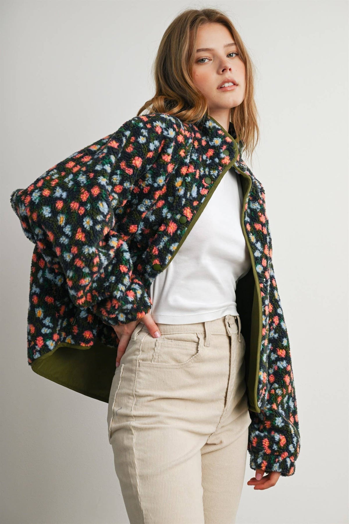 Floral Print Jacket