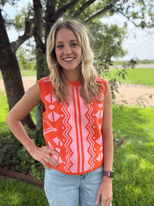 Sleeveless Knit Top