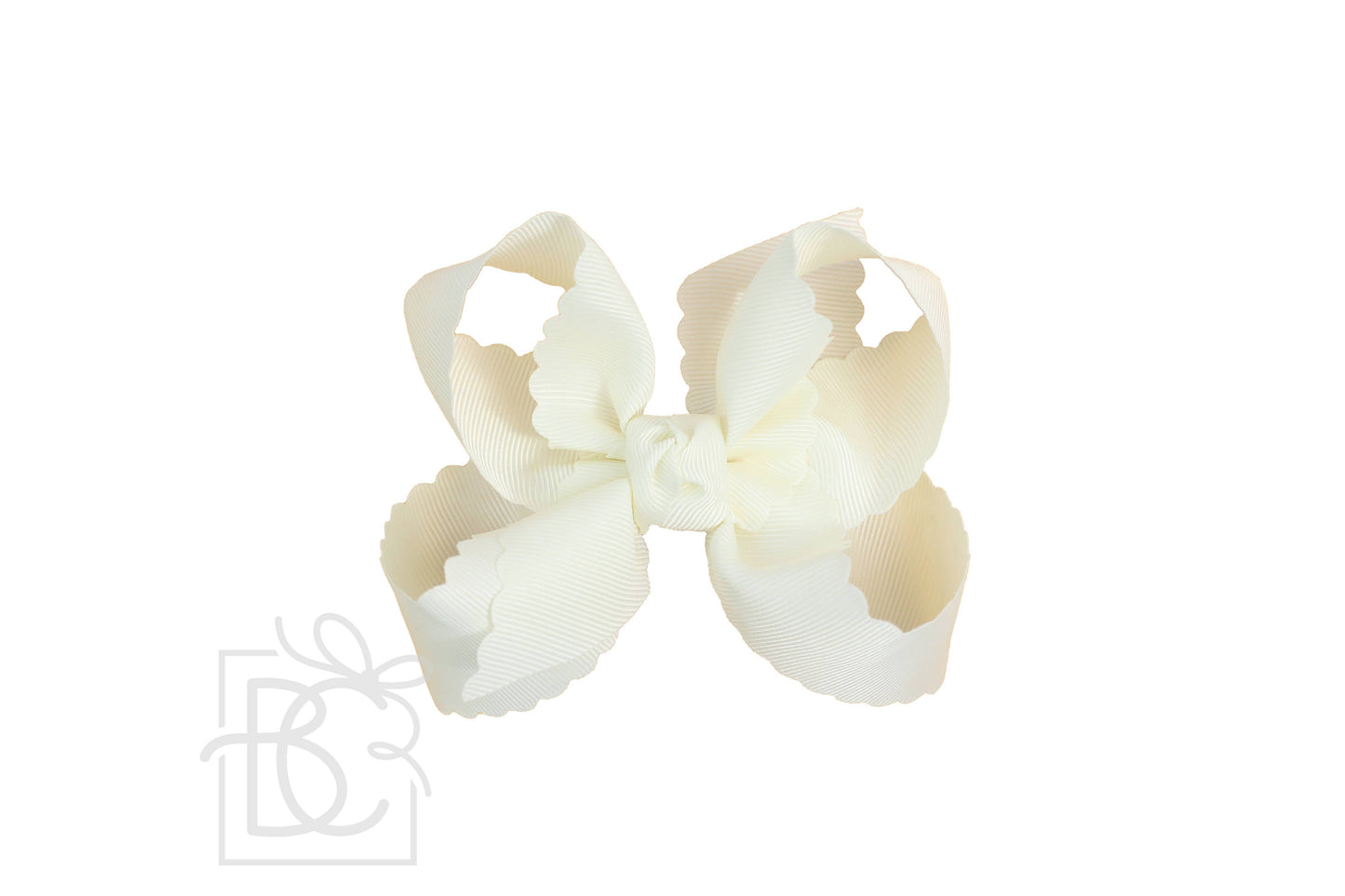 SCALLOPED EDGE BOW