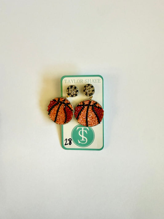 Basketball Earrings