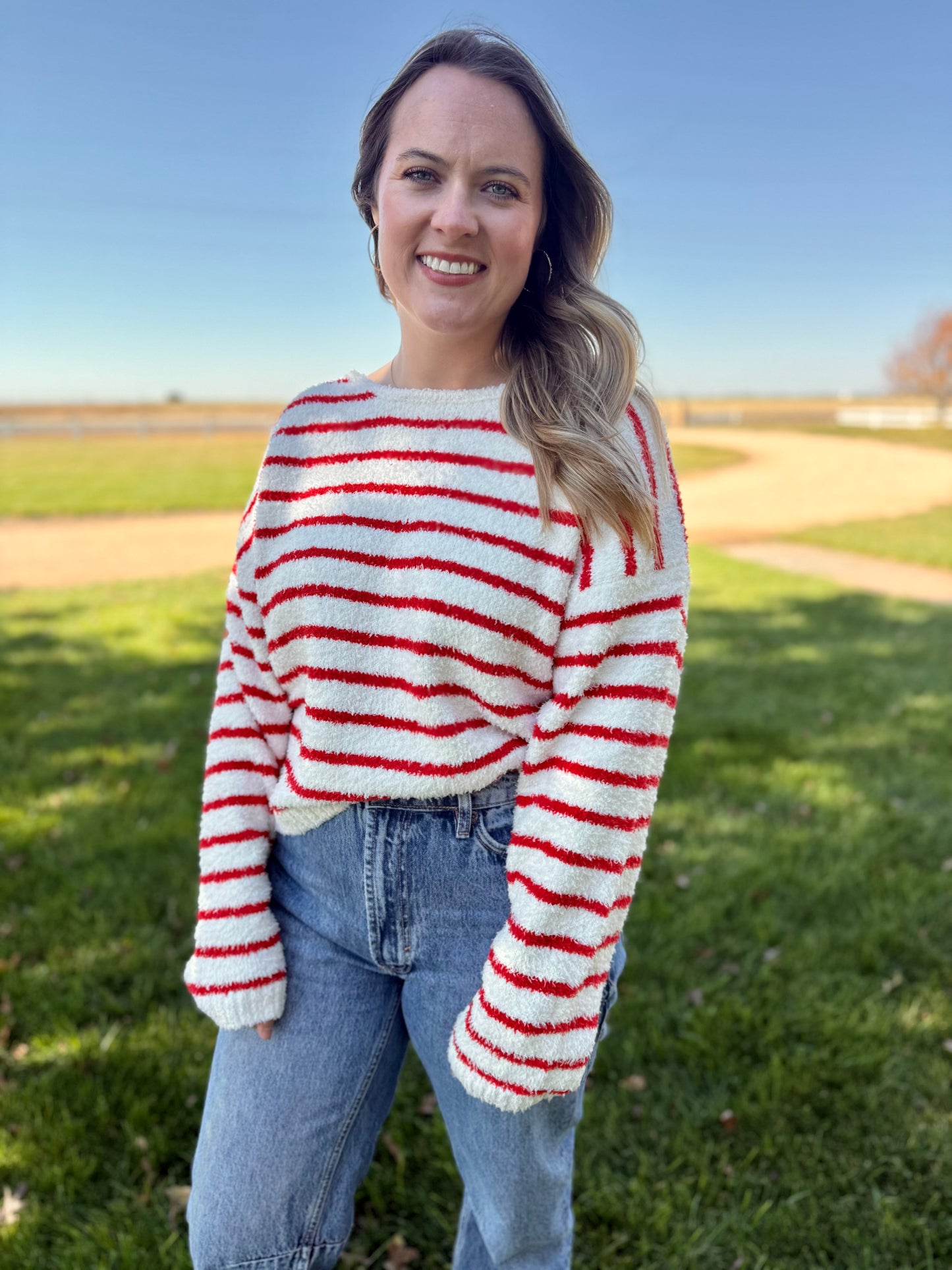 Striped Knit Sweater