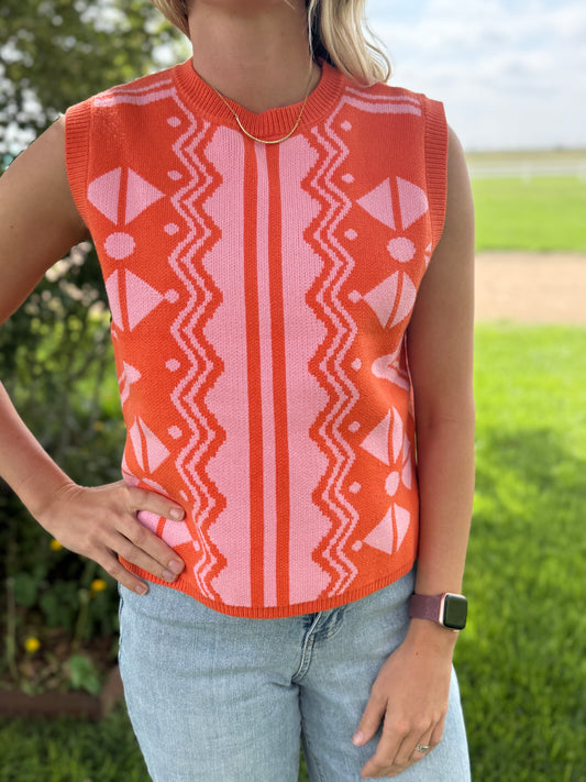 Sleeveless Knit Top