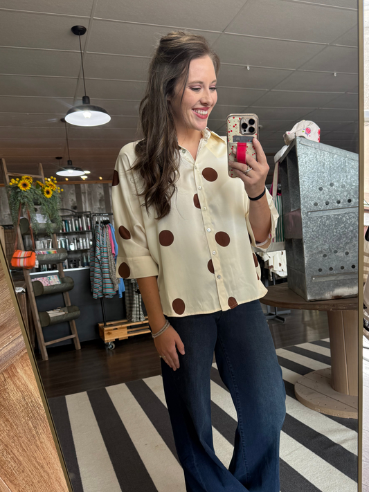 Fall Dots Blouse