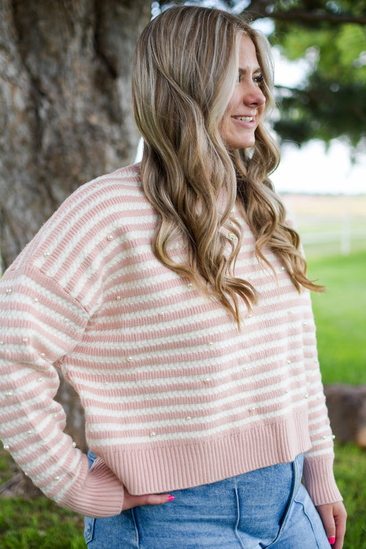 Pink Pearl Sweater