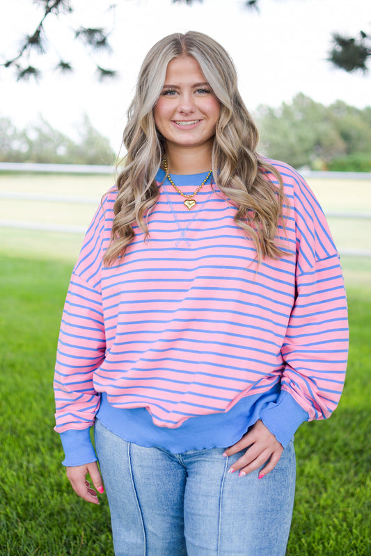 Relaxed Striped Top