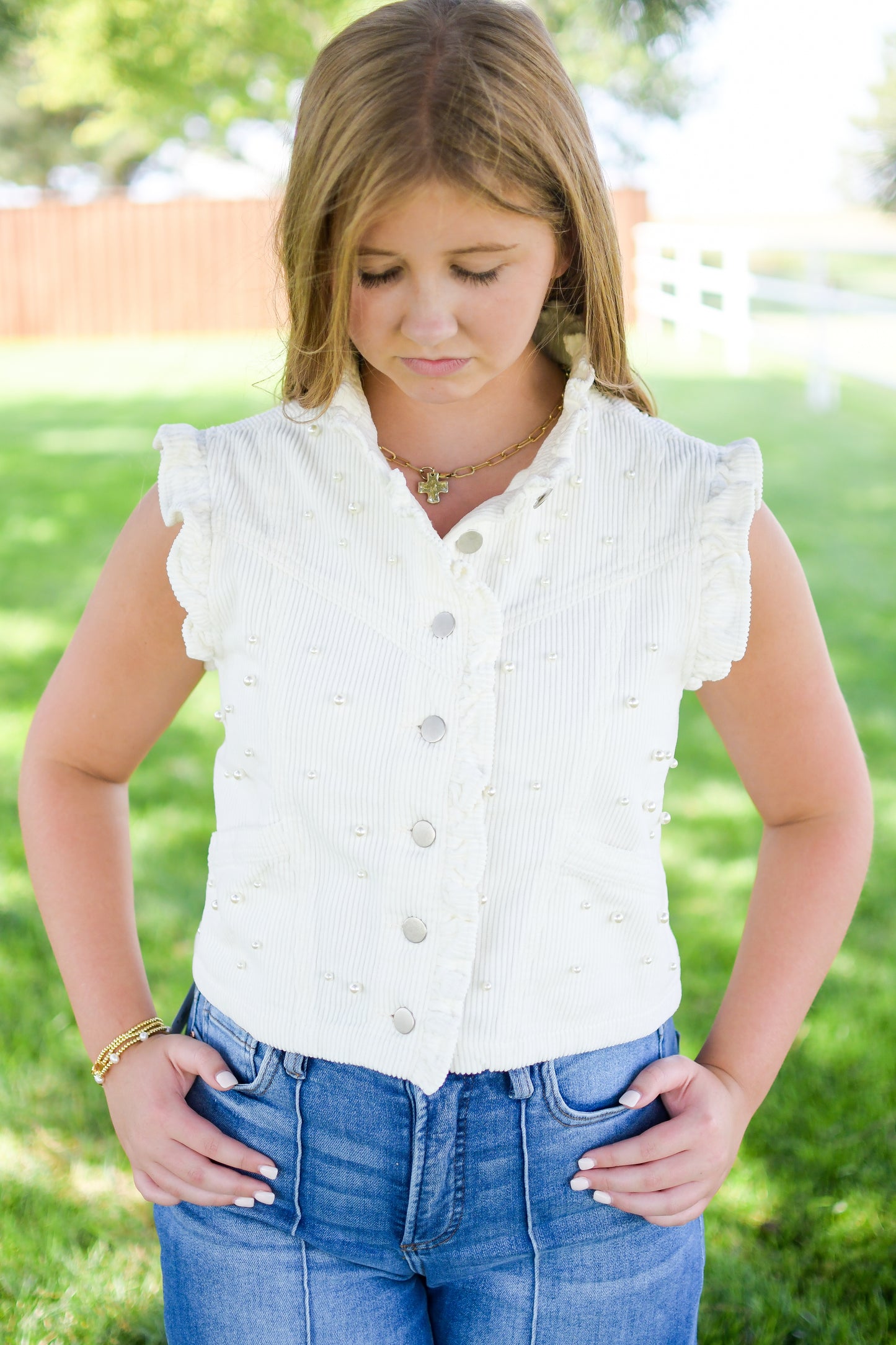 White Pearl Vest