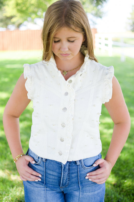 White Pearl Vest