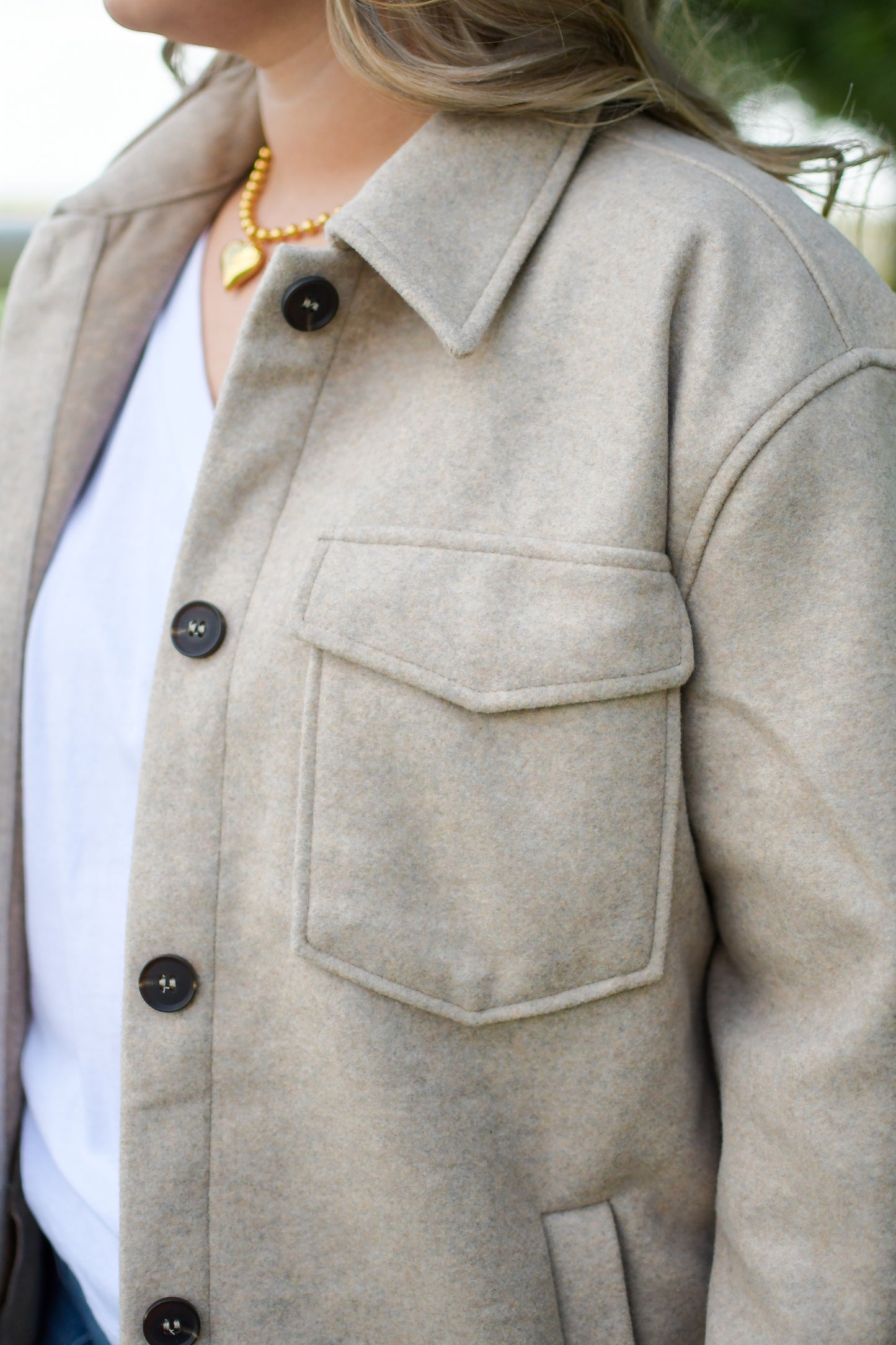 Wool Blend Shacket