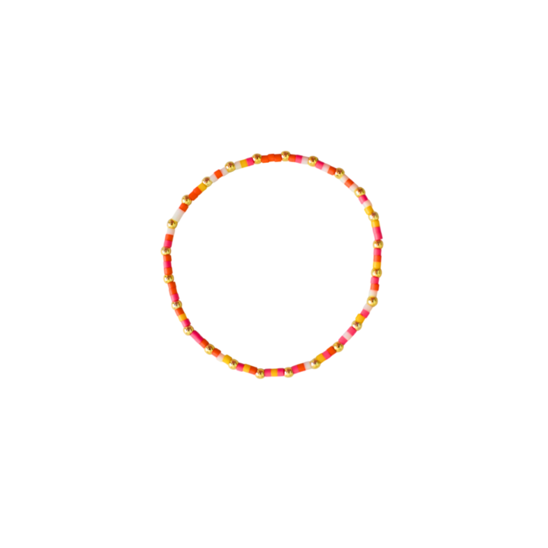 The Claire- Pink/Orange/White