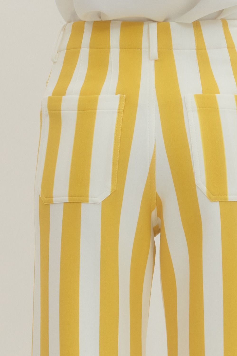 Yellow Striped Pants